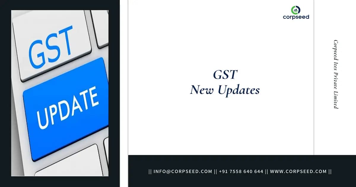 GST  New Updates