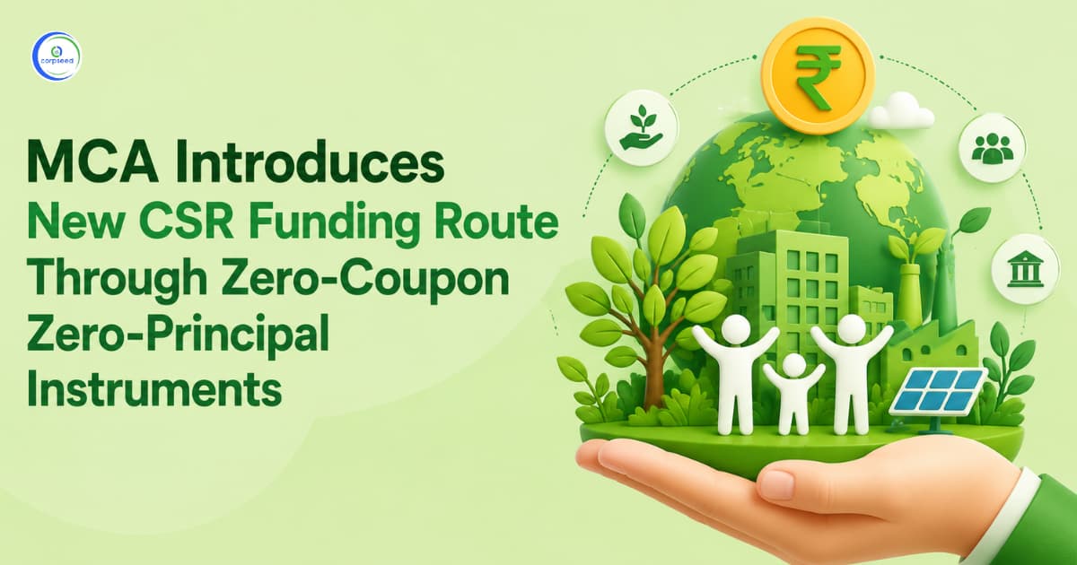 MCA Introduces New CSR Funding Route Through Zero-Coupon Zero-Principal Instruments