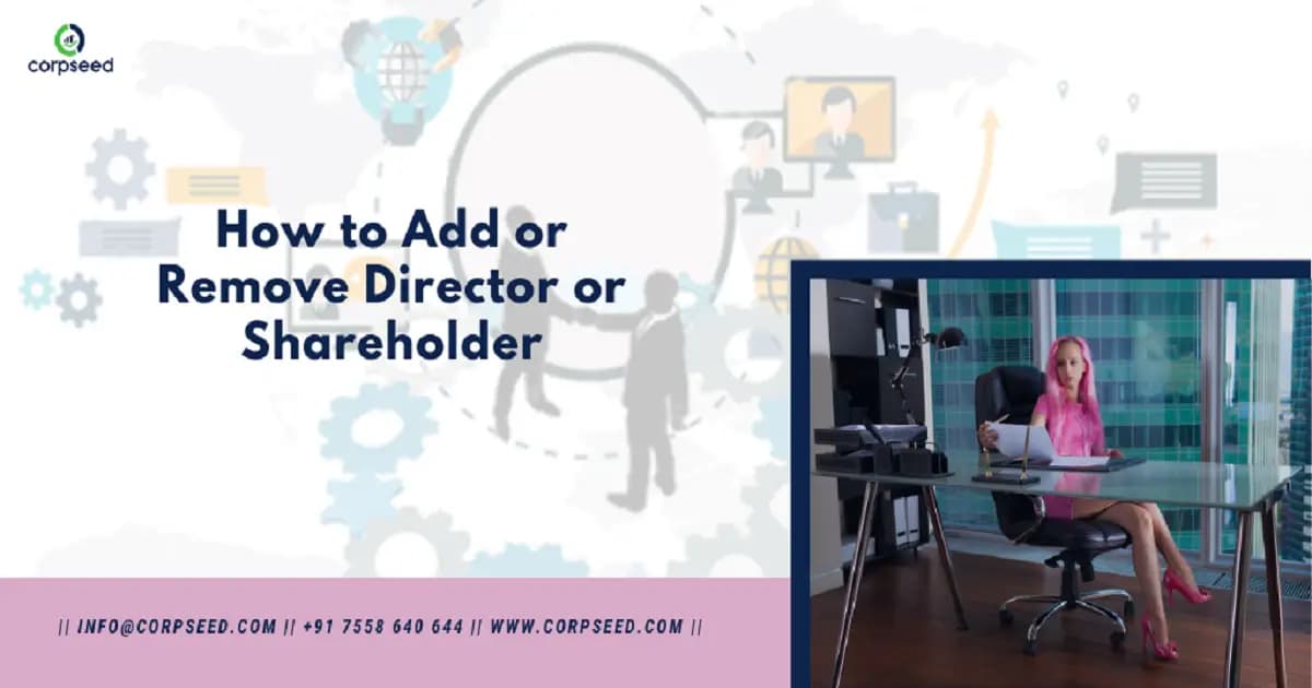 How to Add or Remove Director or Shareholder