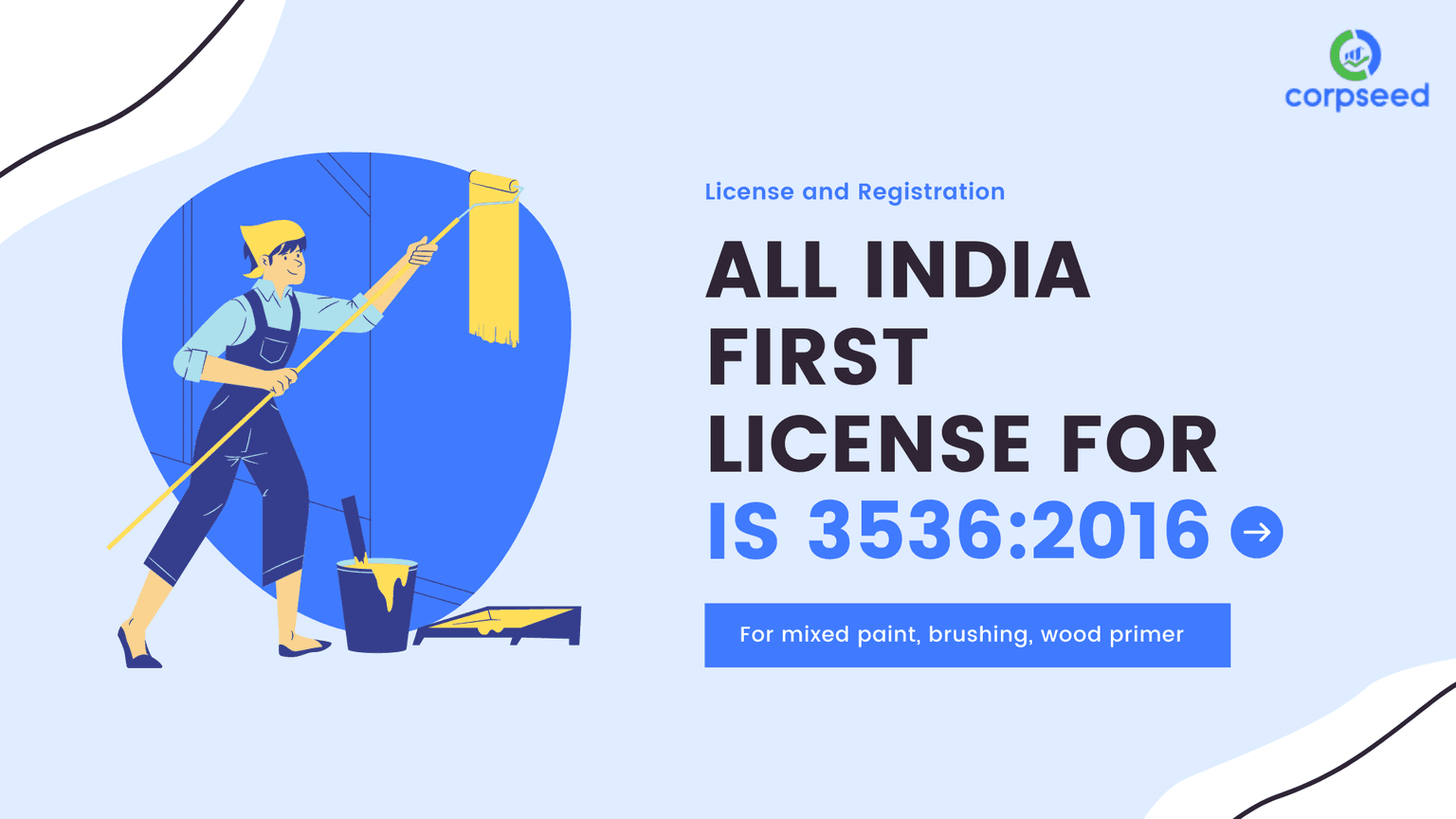 All India First License for IS 3536:2016