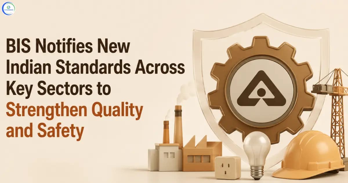 BIS Notifies New Indian Standards Across Key Sectors to Strengthen Quality and Safety