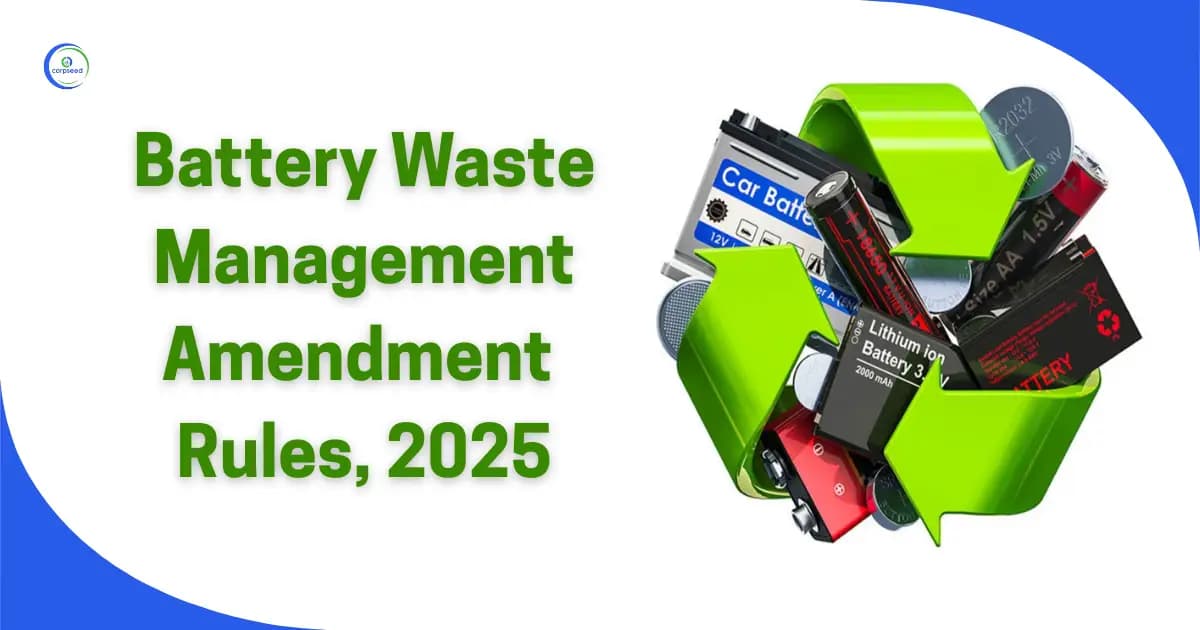 Battery Waste Management Amendment Rules, 2025