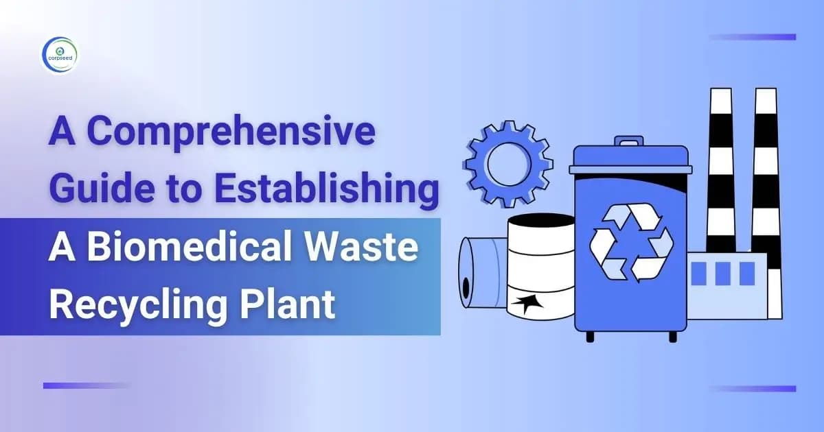 A Comprehensive Guide to Establishing a Biomedical Waste Recycling Plant