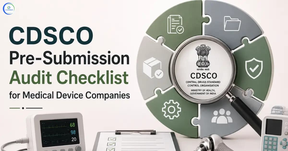 CDSCO Pre-Submission Audit Checklist for Medical Device Companies