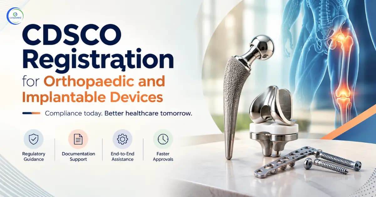 CDSCO Registration for Orthopaedic and Implantable Devices