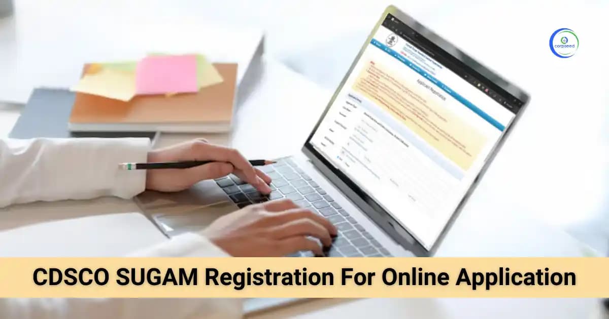 CDSCO SUGAM Registration For Online Application
