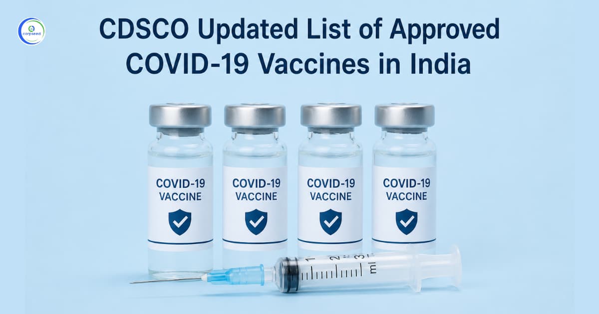 CDSCO Updated List of Approved COVID-19 Vaccines in India