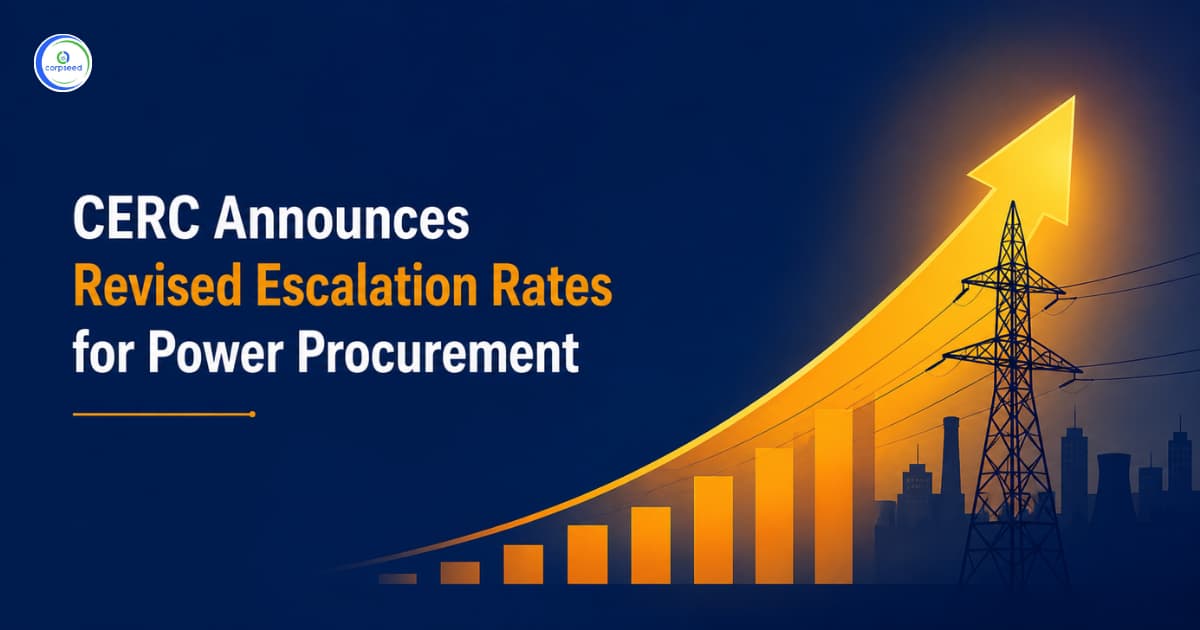 CERC Announces Revised Escalation Rates for Power Procurement