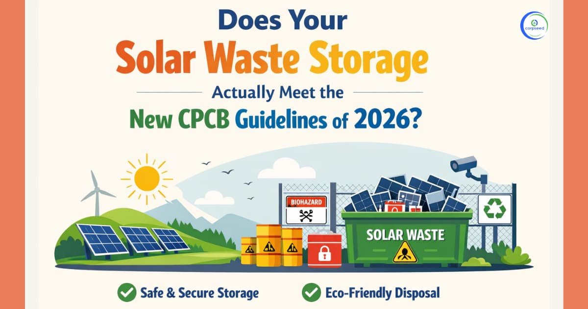 Does Your Solar Waste Storage Actually Meet the New CPCB Guidelines of 2026?