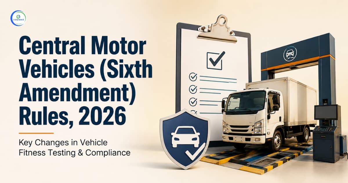 Central Motor Vehicles (Sixth Amendment) Rules, 2026: Key Changes in Vehicle Fitness Testing & Compliance