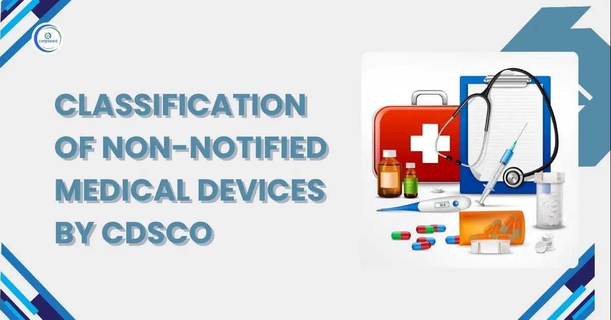 Classification of Non-Notified Medical Devices by CDSCO