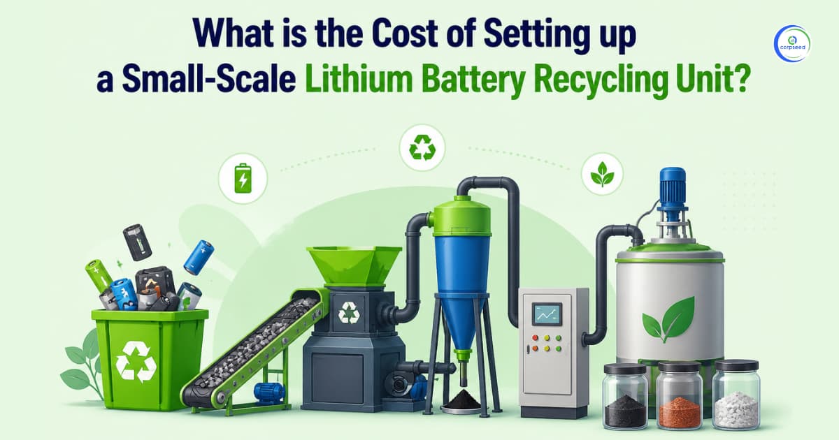 What is the Cost of Setting up a Small-Scale Lithium Battery Recycling Unit?