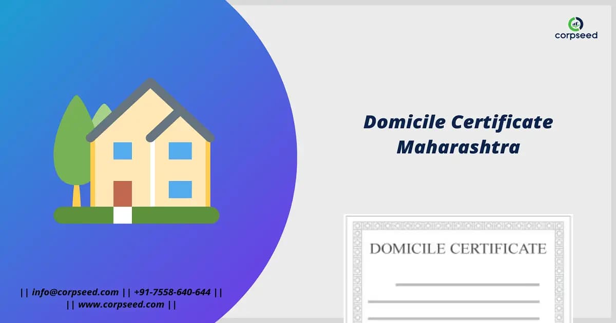 Domicile Certificate Maharashtra
