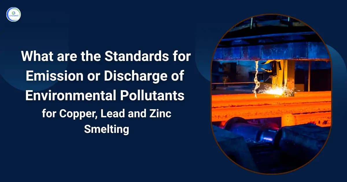What are the Standards for Emission or Discharge of Environmental Pollutants for Copper, Lead and Zinc Smelting