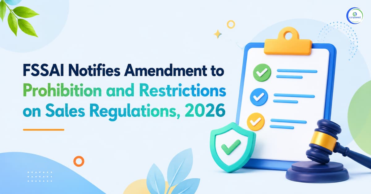 FSSAI Notifies Amendment to Prohibition and Restrictions on Sales Regulations, 2026