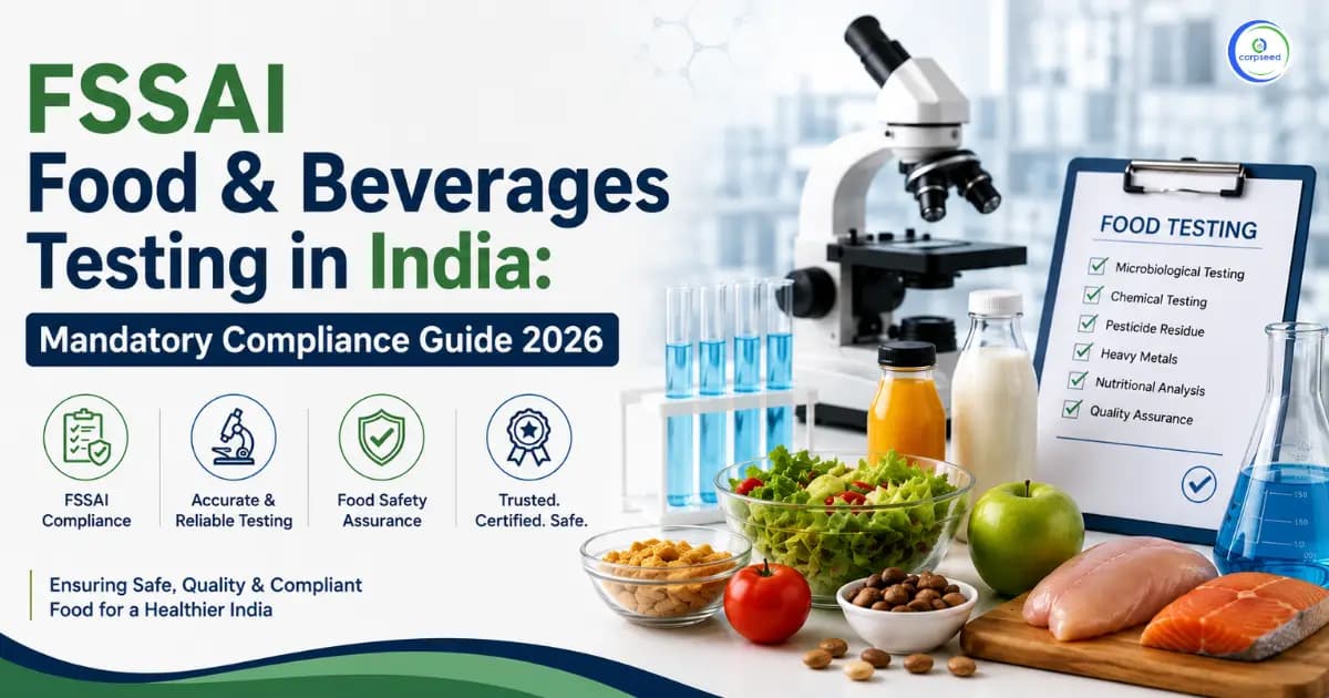 FSSAI Food & Beverages Testing in India: Mandatory Compliance Guide 2026