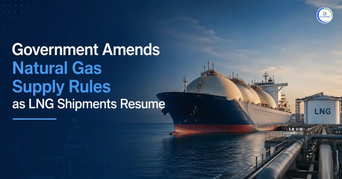 Government Amends Natural Gas Supply Rules as LNG Shipments Resume