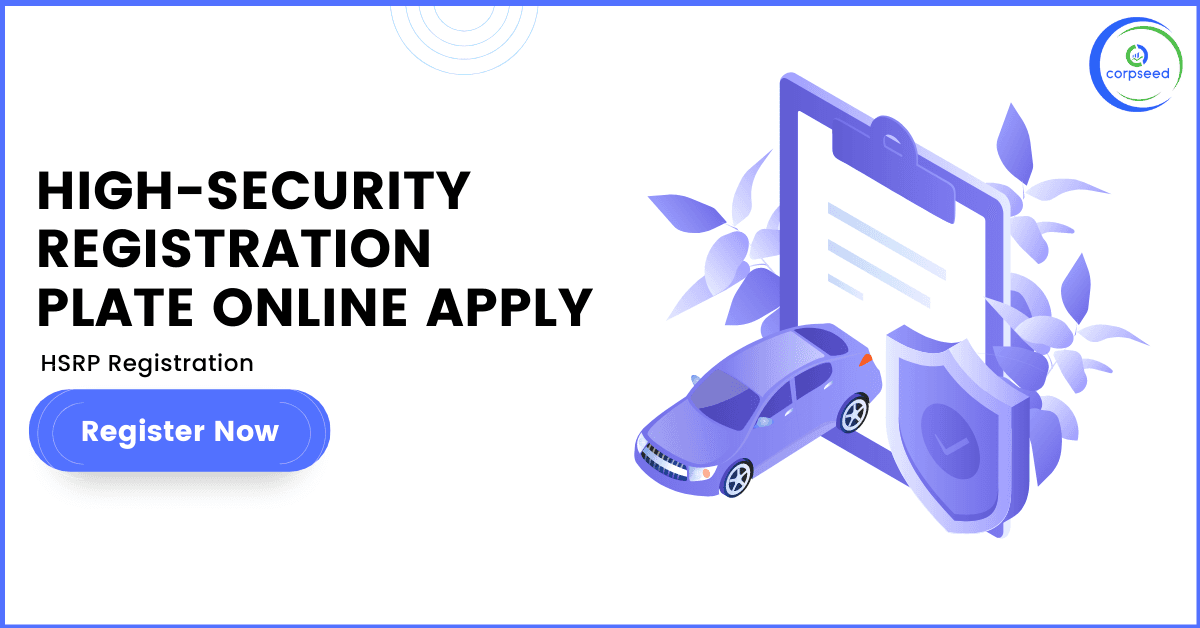High-Security Registration Plate Online Apply - HSRP Registration