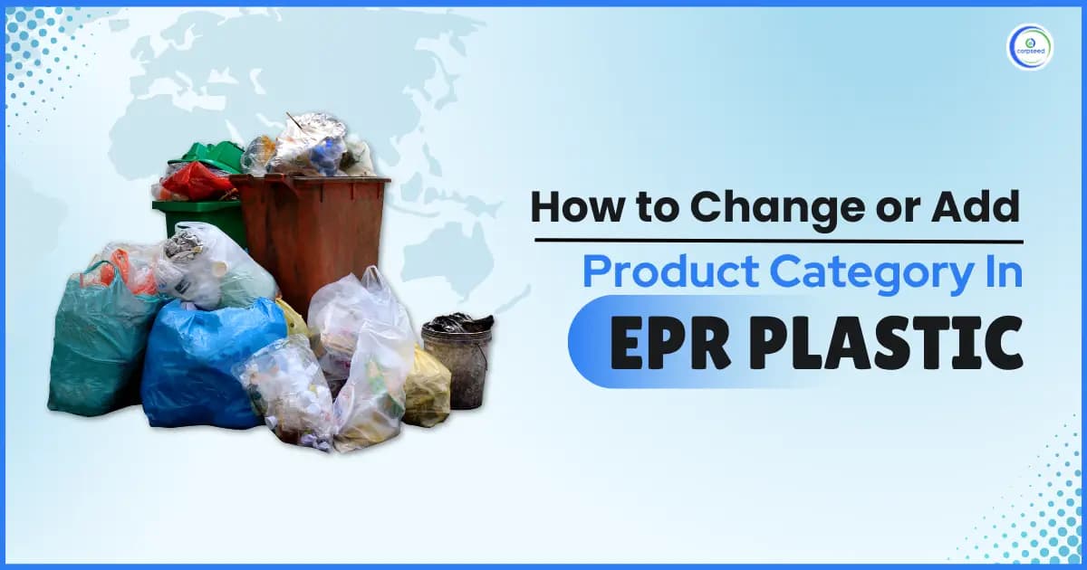 How to change or add product category in EPR plastic