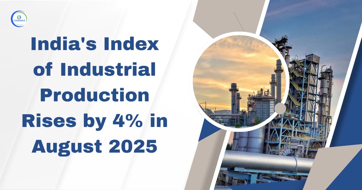 India's Index of Industrial Production Rises by 4% in August 2025