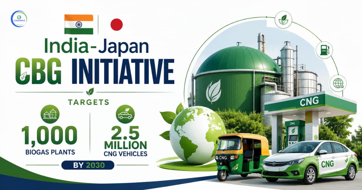India-Japan CBG Initiative Targets 1,000 Biogas Plants and 2.5 Million CNG Vehicles by 2030