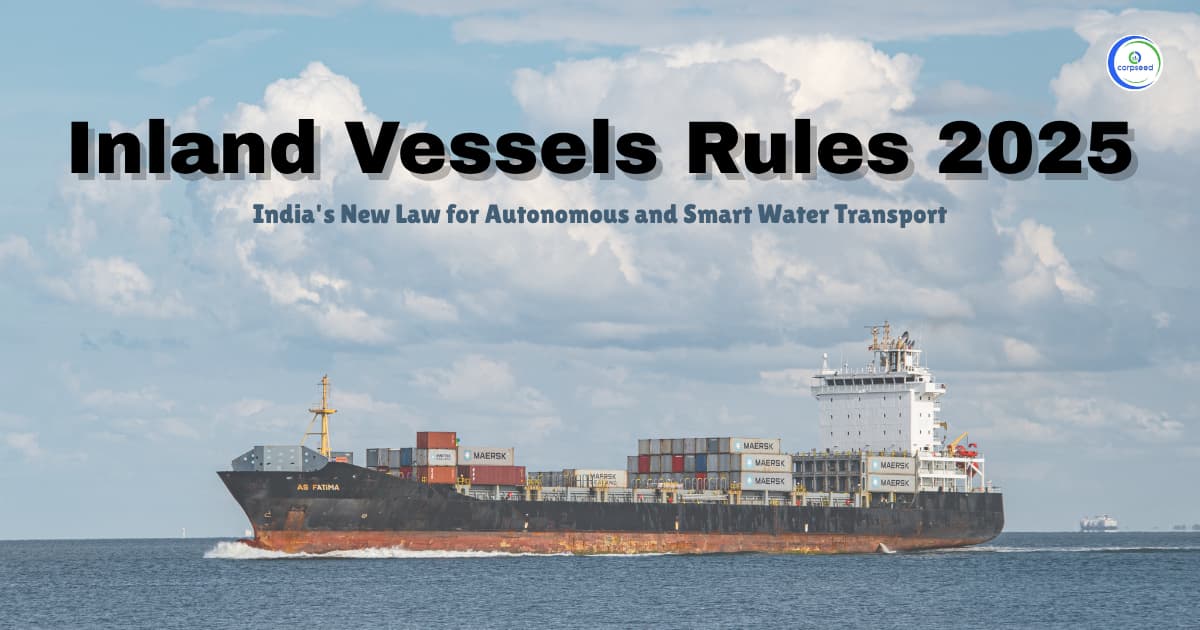 Inland Vessels Rules 2025: India's New Law for Autonomous and Smart Water Transport