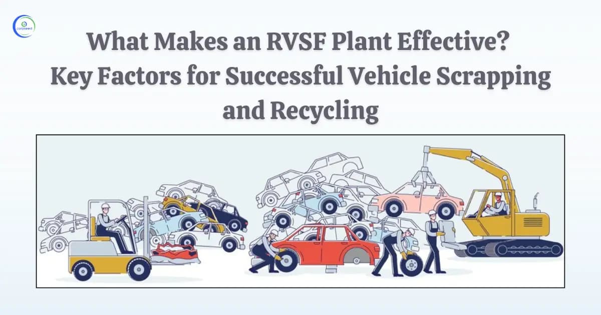 What Makes an RVSF Plant Effective? Key Factors for Successful Vehicle Scrapping and Recycling