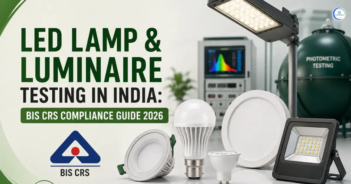 LED Lamp & Luminaire Testing in India: BIS CRS Compliance Guide 2026