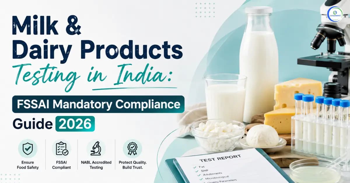 Milk & Dairy Products Testing in India: FSSAI Mandatory Compliance Guide 2026