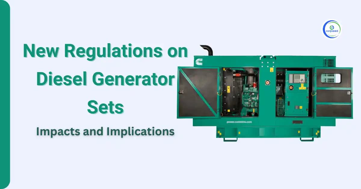 New Regulations on Diesel Generator Sets: Impacts and Implications