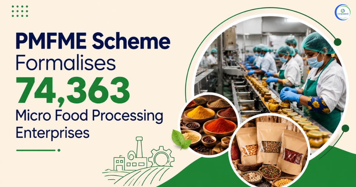 PMFME Scheme Formalises 74,363 Micro Food Processing Enterprises