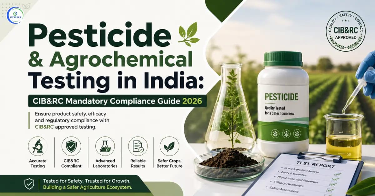Pesticide & Agrochemical Testing in India: CIB&RC Mandatory Compliance Guide 2026