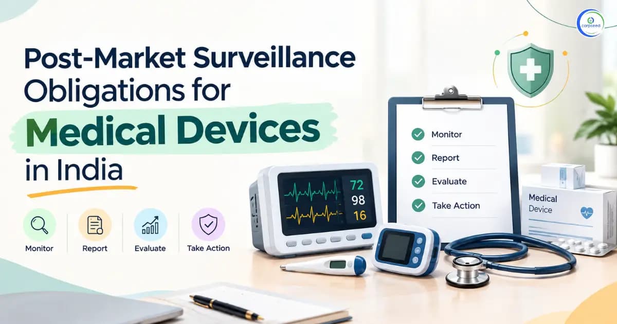 Post-Market Surveillance Obligations for Medical Devices in India