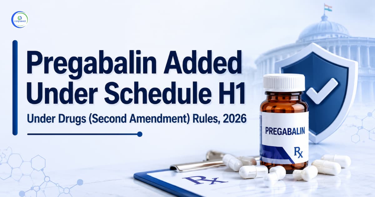 Pregabalin Added Under Schedule H1 Under Drugs (Second Amendment) Rules, 2026