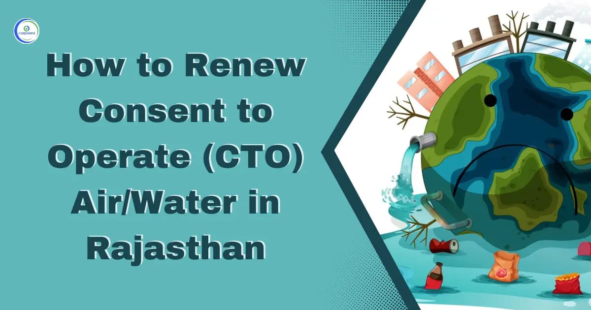 How to Renew Consent to Operate (CTO) Air/Water in Rajasthan