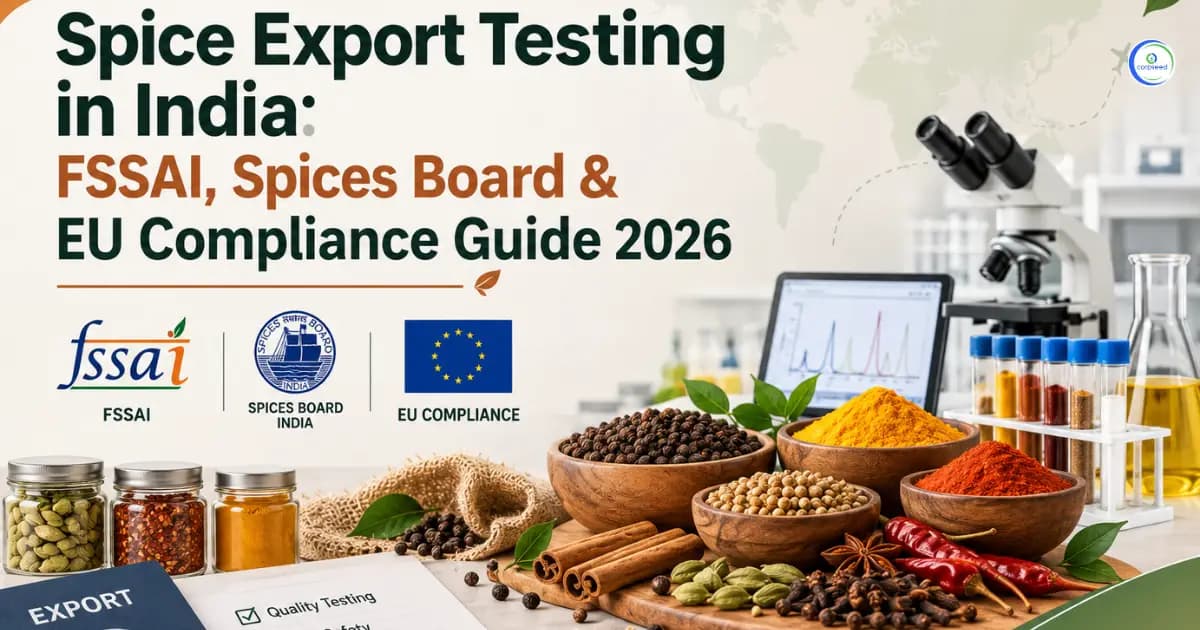 Spice Export Testing in India: FSSAI, Spice Board & EU Compliance Guide 2026