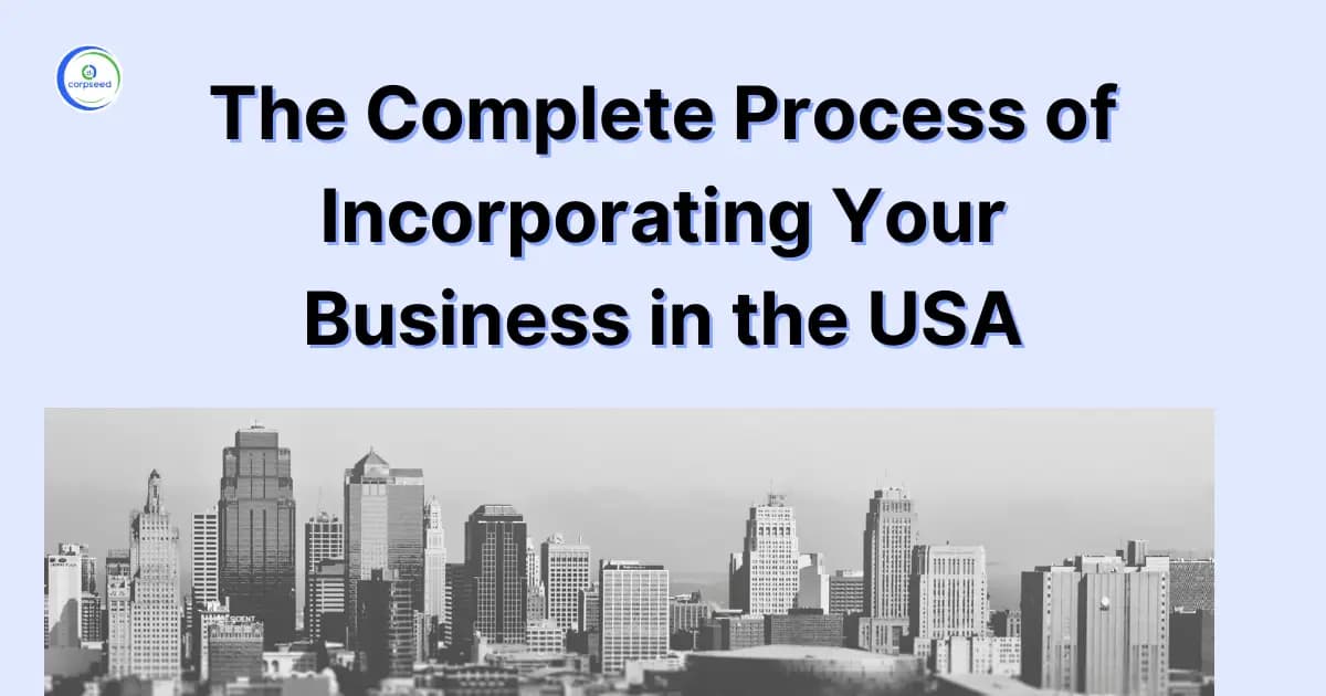 The Complete Process of Incorporating Your Business in the USA