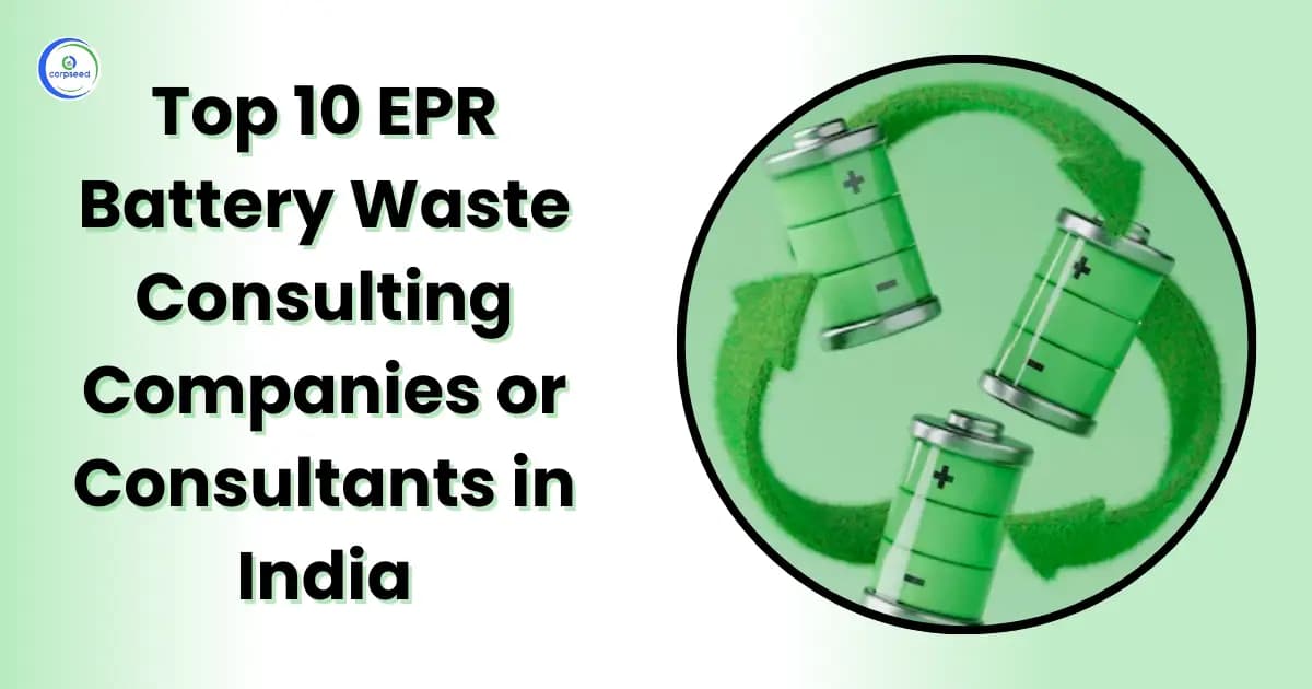 Top 10 EPR Battery Waste Consulting Companies or Consultants in India