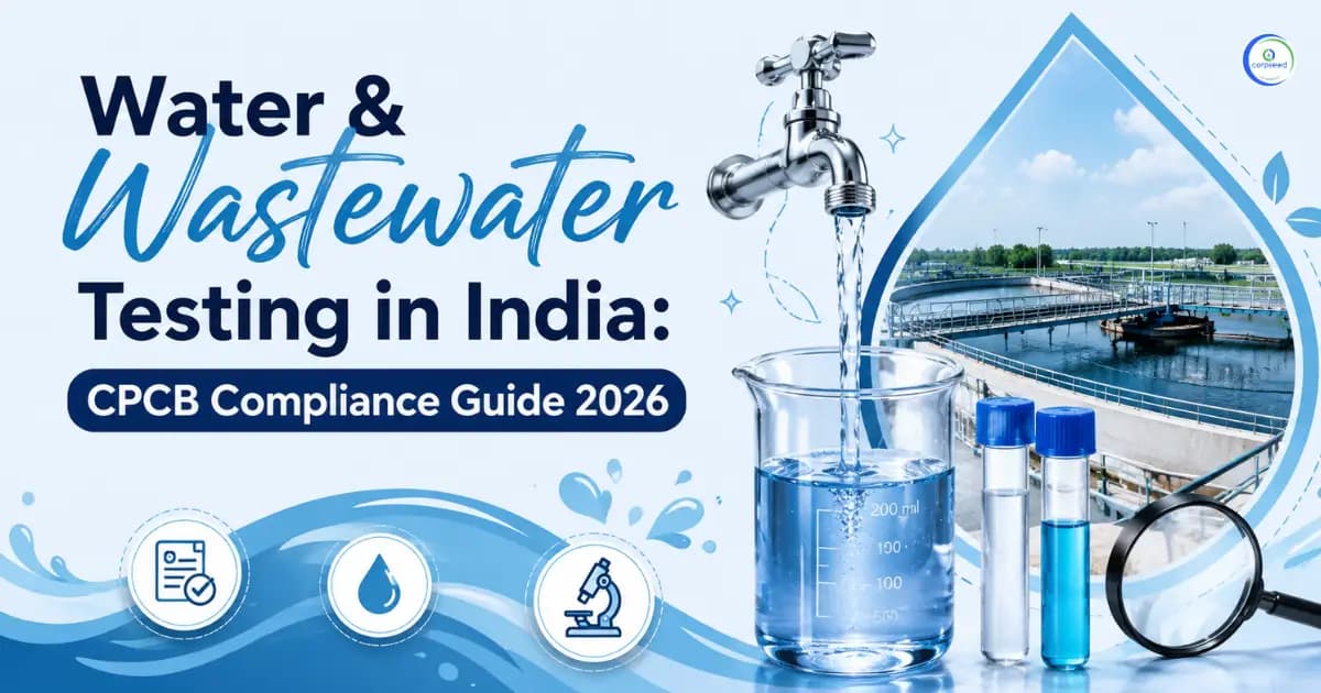 Water & Wastewater Testing in India: CPCB Compliance Guide 2026