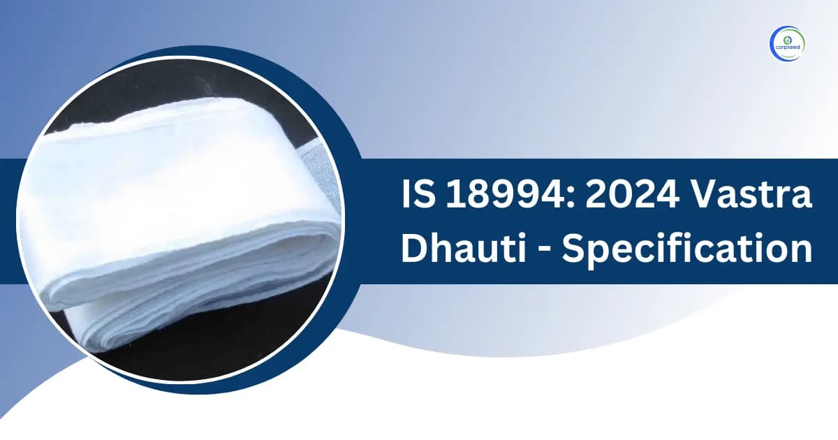 IS 18994: 2024 Vastra Dhauti - Specification